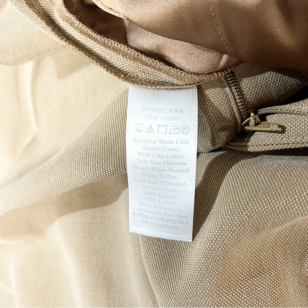 EVEREVE The Put-Together Pleat Pant in Toasted Coconut NWT - Picture 9 of 10